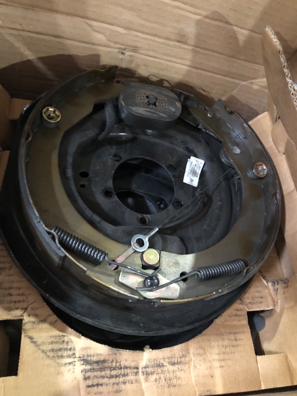 Photo 2 of M-parts M-Parts Trailer Brakes - 1 Pair 12x2 Self Adjusting Electric Trailer Brakes, 7,000 lb Trailer Axle - Trailer Brake Kit, Electric Trailer Brakes, Trailer Brake Assembly, 7k Trailer Brakes