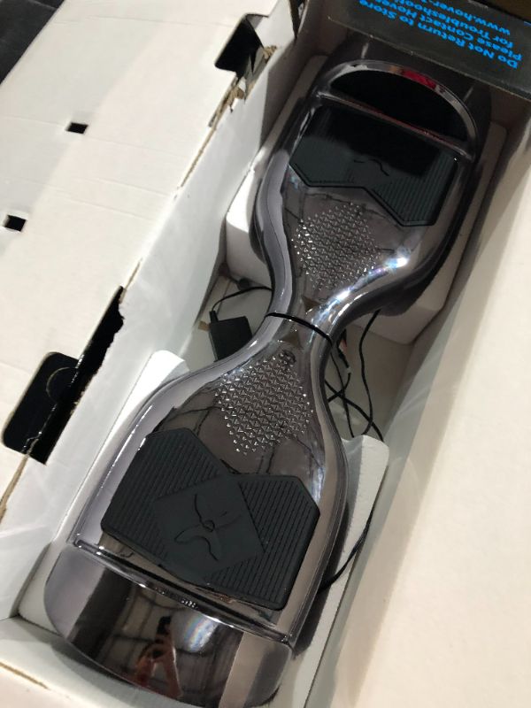 Photo 2 of **PARTS ONLY, NON-FUNCTIONAL** Hover-1 Helix Electric Hoverboard | 7MPH Top Speed, 4 Mile Range, 6HR Full-Charge, Built-in Bluetooth Speaker