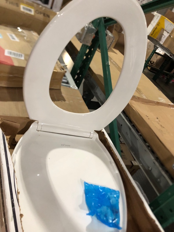 Photo 4 of  Elongated Plastic Toilet Seat, 18 5/8''