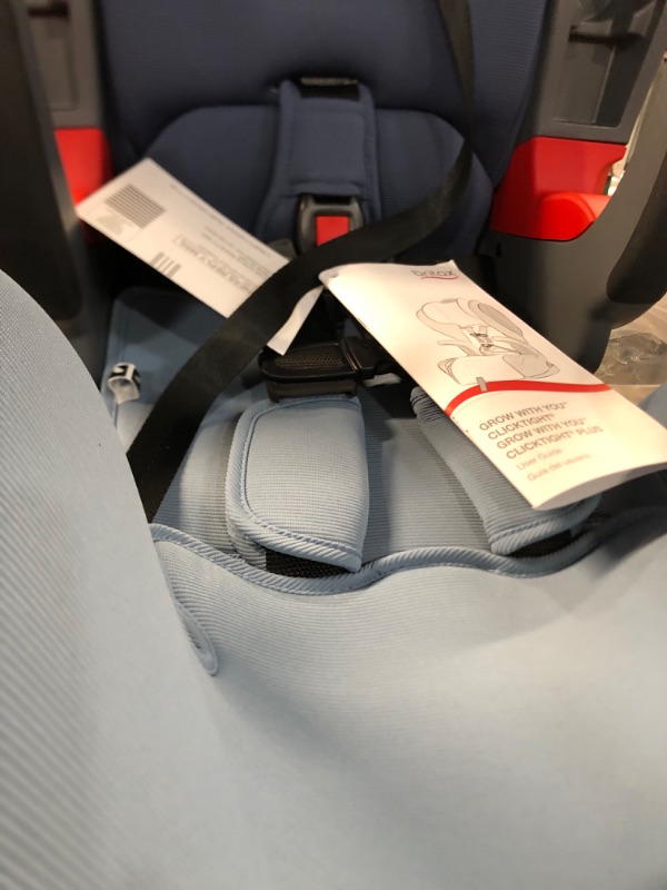 Photo 3 of Britax Grow with You ClickTight+ Harness-to-Booster, Blue Ombre SafeWash ClickTight Plus Blue Ombre