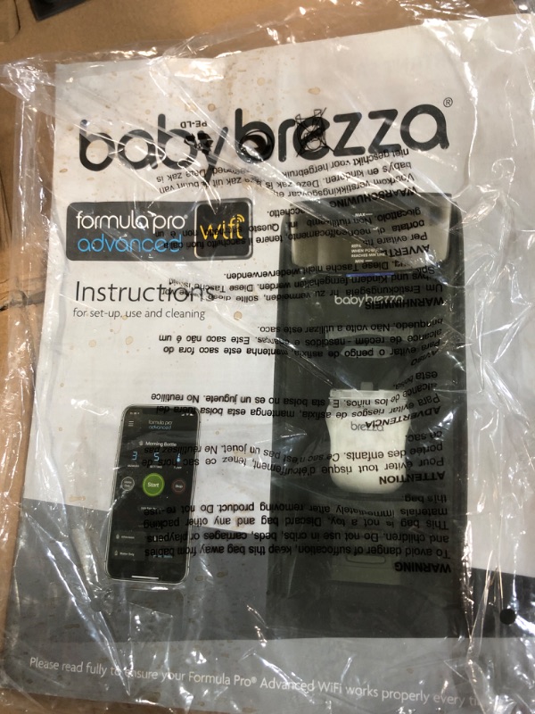 Photo 2 of Baby Brezza Formula Pro Mini Baby Formula Maker – Small Baby Formula Mixer Machine Fits Small Spaces and is Portable for Travel– Bottle Makers Makes The Perfect Bottle for Your Infant On The Go Advanced, WiFi