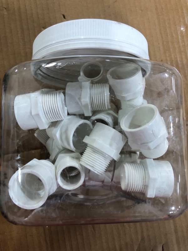 Photo 1 of (SEE NOTES) Charlotte Pipe 3/4 in. PVC Adapter S x M Pro Pack (35-Pack)
