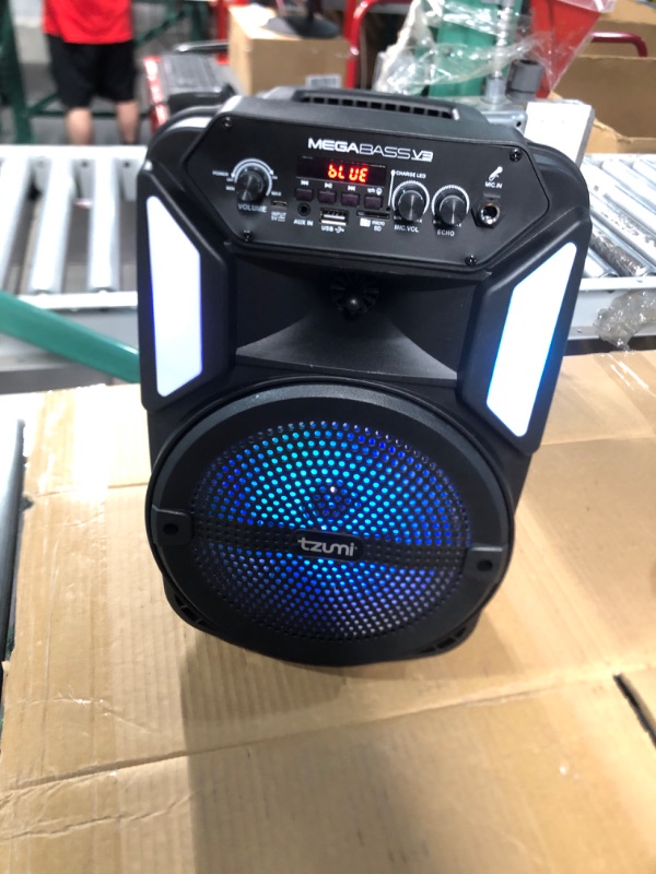 Photo 2 of Tzumi Megabass Jobsite Speaker V3, Black
