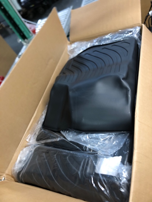 Photo 2 of Excel Life All Weather Full Set of TPE Floor Mats and Rear Trunk Cargo Tray for Tesla Model 3 (2020.Aug-2023)