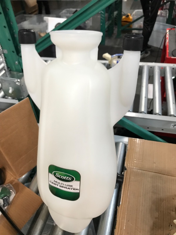 Photo 2 of **PARTS ONLY, NON-FUNCTIONAL** Scotts 190617 Lithium-Ion Pump Zero Wheeled Sprayer, 3 Gallon, 3-Gallon, Powered Cart