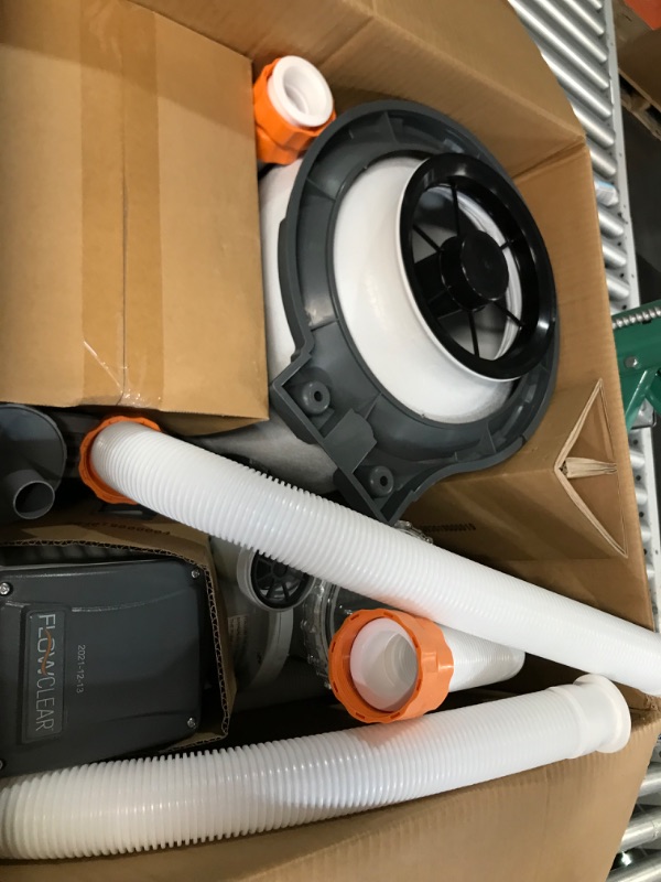 Photo 1 of (USED/MISSING PARTS) Bestway Flowclear Sand Filter Pump | Compatible with Most Above Ground Swimming Pools 2200gal