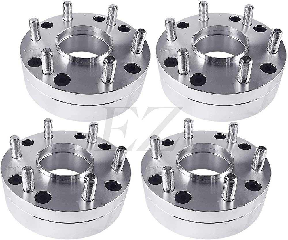 Photo 1 of 4 Wheel Adapters 5x150 to 6x5.5 (5x150 to 6x139.7) Inch Hub Centric Fit for Chevy GMC Wheels on 5 Lug Tundra Thickness 2