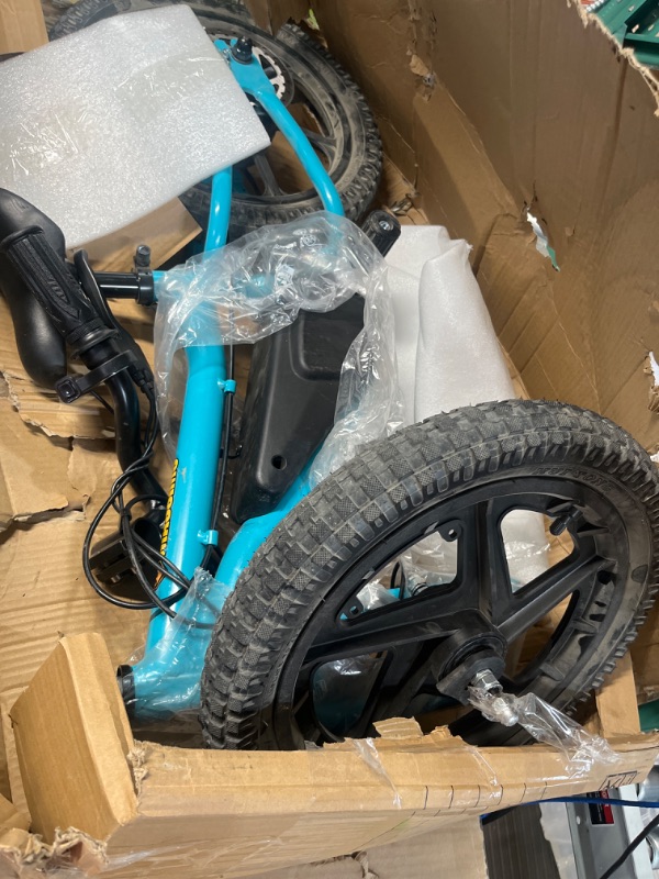 Photo 2 of **PARTS ONLY**
M MASSIMO MOTOR 24V 350w Electric Bike Teal