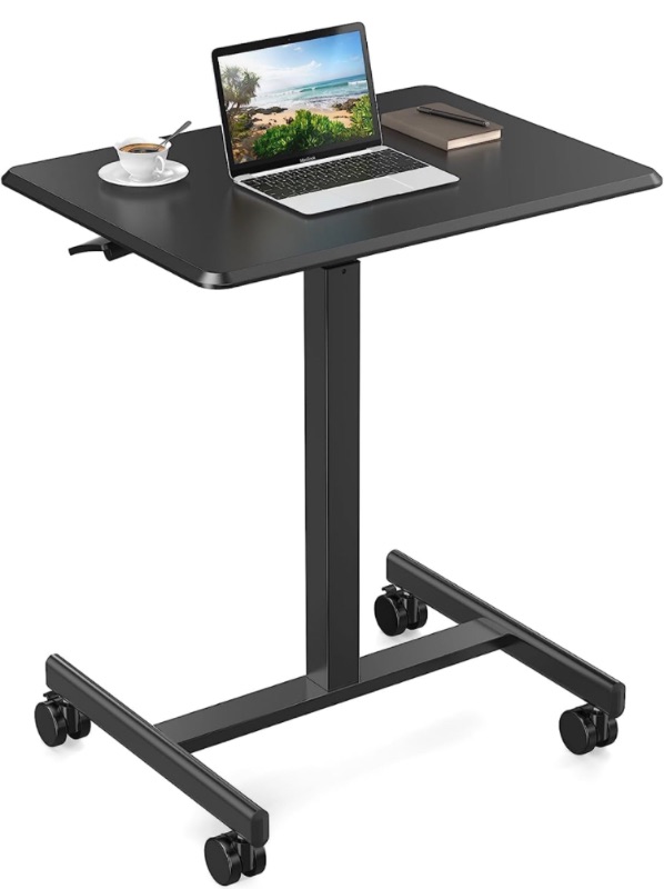 Photo 1 of Sweetcrispy Small Mobile Rolling Standing Desk 