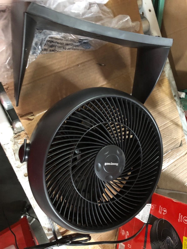 Photo 2 of 12 in. 3 Speed Whole Room Circulator Floor Fan