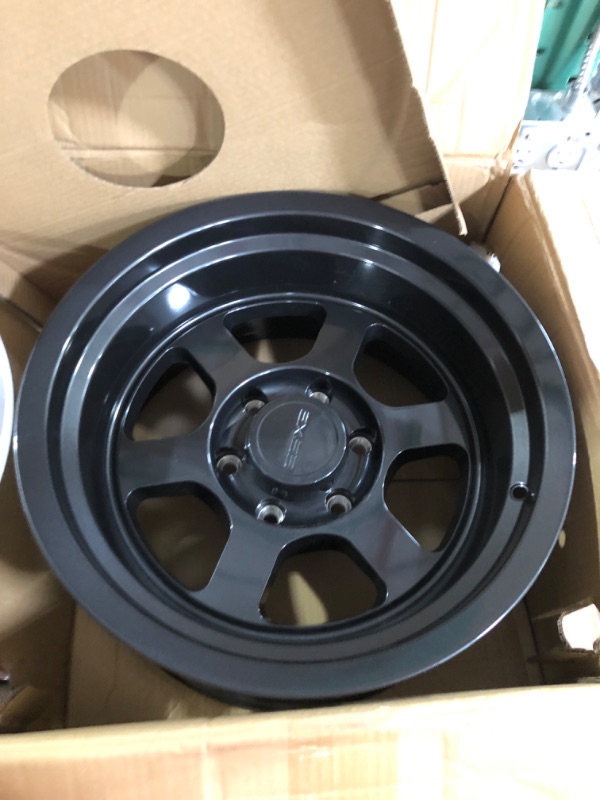 Photo 2 of 9SIX9 SIX-1 Deep Matte Black Wheel with Aluminum (17 x 8.5 inches /6 x 139 mm, -10 mm Offset)