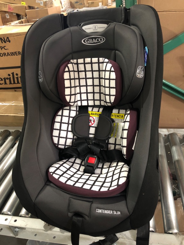 Photo 2 of Graco Contender Slim Convertible Car Seat, Ainsley