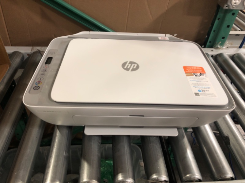 Photo 2 of *UNTESTED* HP DeskJet 2755e Wireless Color All-in-One Printer with bonus 6 months Instant Ink (26K67A), White