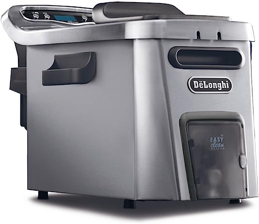Photo 1 of **PARTS ONLY, NON-FUNCTIONAL** De'Longhi Livenza Dual Zone Easy Clean Deep Fryer, 18 x 11 x 12.5 inches, Silver
