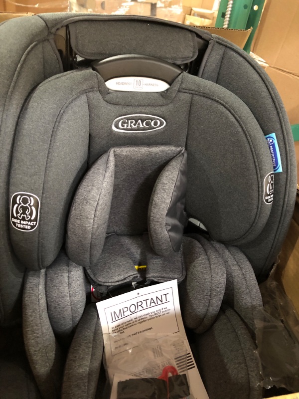 Photo 4 of Graco® 4Ever® DLX Grad 5-in-1 Car Seat, Harrison GREY-BLACK