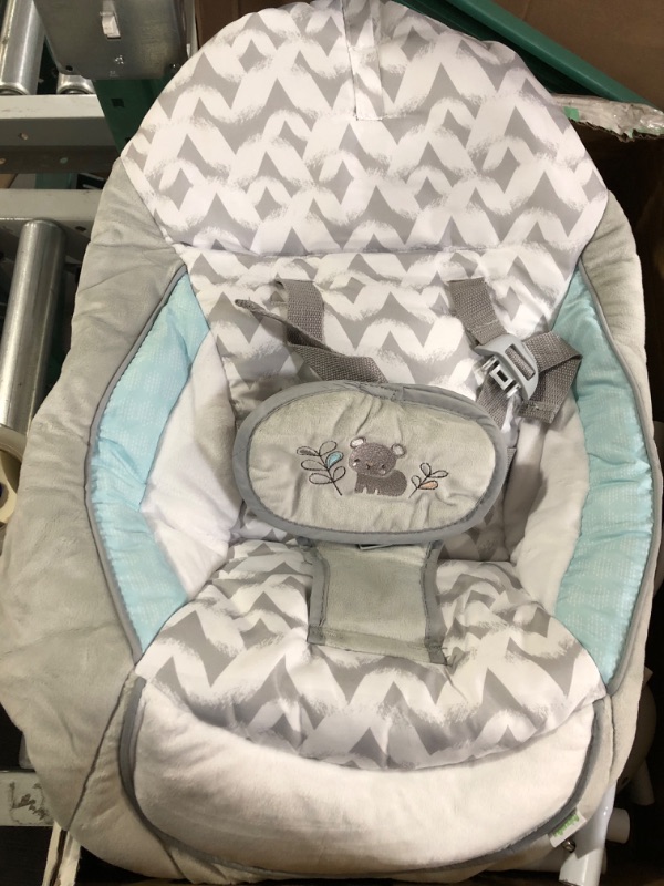 Photo 3 of Ingenuity ConvertMe 2-in-1 Compact Portable Baby Swing & Infant Seat, Battery-Powered Vibrations, Automatic Sway, Nature Sounds - Raylan