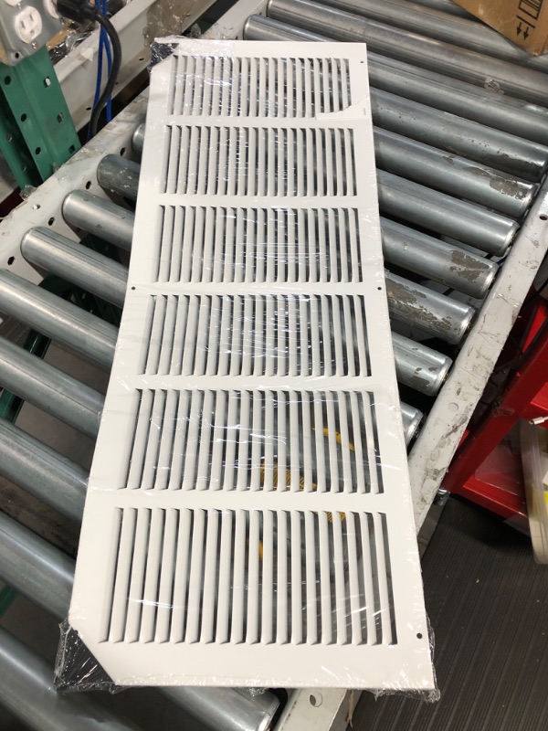 Photo 2 of 32"W x 12"H [Duct Opening Measurements] Steel Return Air Grille (HD Series) Vent Cover 