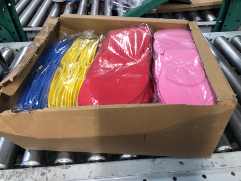Photo 1 of 90 Pairs Pedicure Slippers Disposable Flip Flops Foam Multi Color Pedicure Sandals Bulk Spa Party Disposable Pedicure Kit Supplies for Guests Salon Nail Foot Women Men, 6 Colors, 4.53 x 10.43 Inches