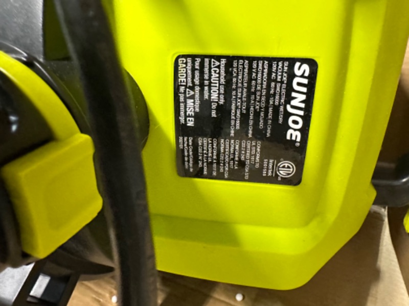 Photo 3 of ***Parts Only***Sun Joe SWD16000 16-Gallon 1200-Watt 6.5 Peak HP Wet/Dry Shop Vacuum