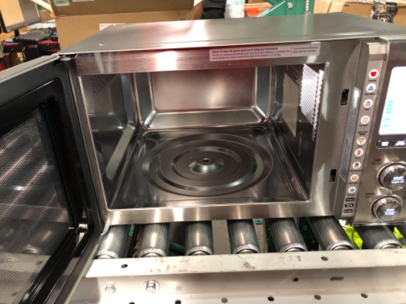 Photo 1 of *USED Breville Smooth Wave Microwave, Brushed Stainless Steel, BMO850BSS