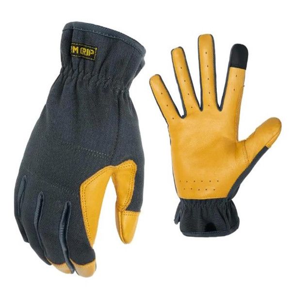 Photo 1 of FIRM GRIP X-Large Duck Canvas Hybrid Leather Work Gloves