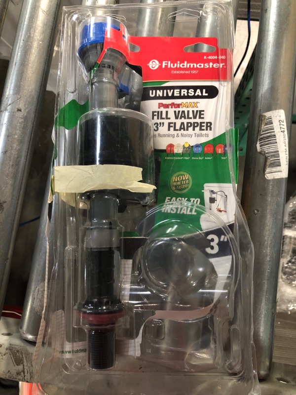 Photo 2 of *PARTS*Fluidmaster Universal Toilet fill valve and 3-in flapper kit