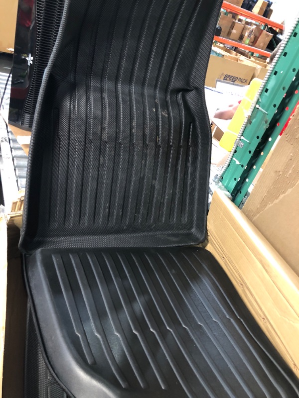 Photo 3 of SUPER LINER All Weather Floor Mats for Tesla Model Y 5-Seat 2021-23 Custom Fit (Does NOT fit 7-Seat)