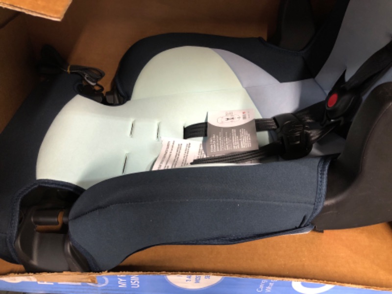 Photo 3 of Cosco Finale DX 2-in-1 Booster Car Seat, Forward Facing 40-100 lbs, Rainbow