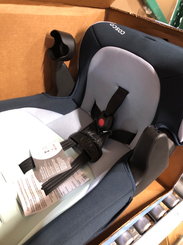 Photo 4 of Cosco Finale DX 2-in-1 Booster Car Seat, Forward Facing 40-100 lbs, Rainbow