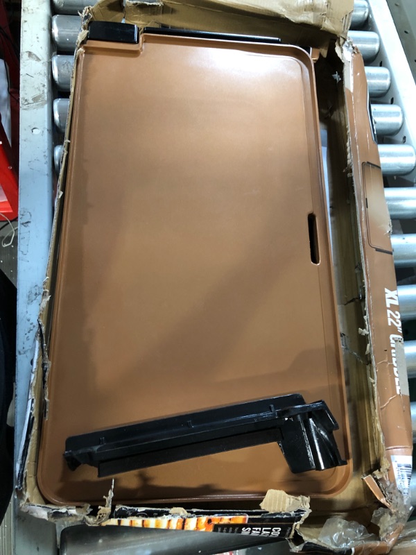 Photo 1 of *DAMAGED* Bella Copper Titanium XL 12" x 22" Griddle