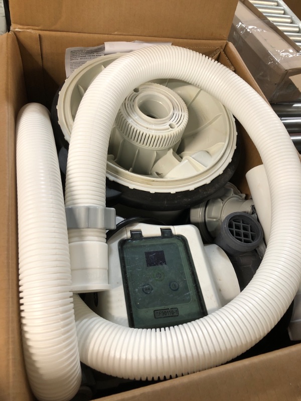 Photo 1 of *USED* INTEX 26643EG SX1500 Krystal Clear Sand Filter Pump for Above Ground Pools, 10in 10in Sand Filter Pump