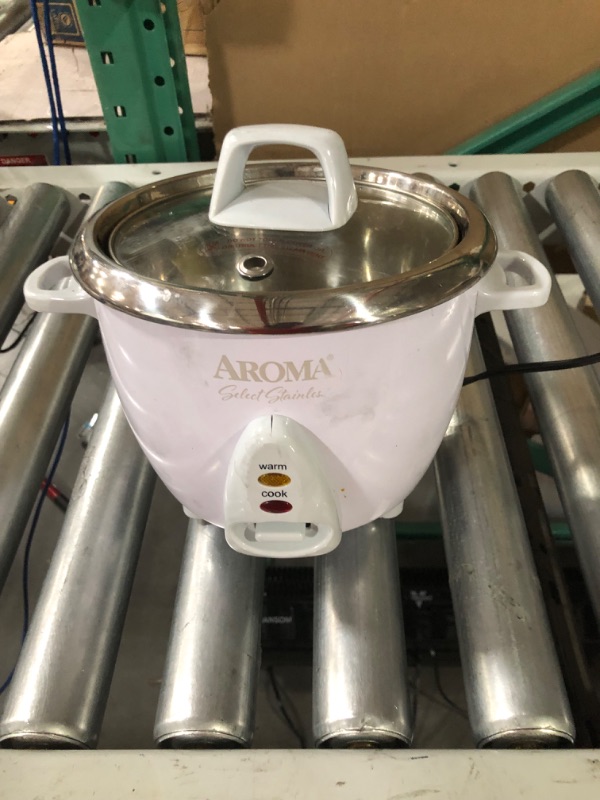 Photo 2 of **WAS UNABLE TO TEST STOCK PHOTO AS REFRENCE** Aroma Housewares Select Stainless Rice Cooker purple