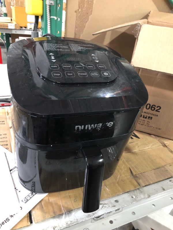 Photo 3 of *USED Nu Wave Brio 7-in-1 Air Fryer Oven, 7.25-Qt with One-Touch Digital Controls, Black