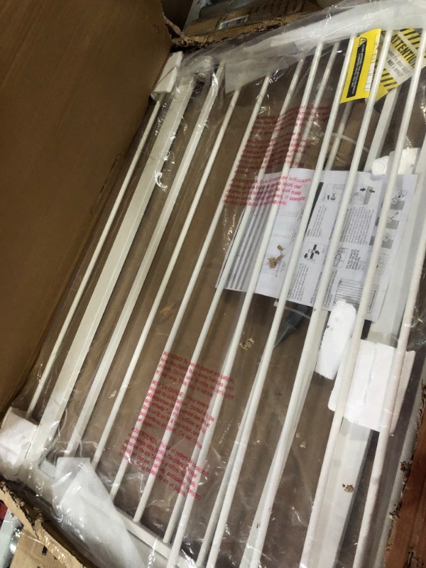 Photo 1 of 42" Baby Gate for Stairs, Auto Close Extra Tall Walk Thru Safety Gate 