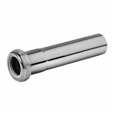 Photo 1 of [Missing Parts] 1-1/4 in. x 6 in. Chrome-Plated Brass Slip-Joint Sink Drain Extension Tube
