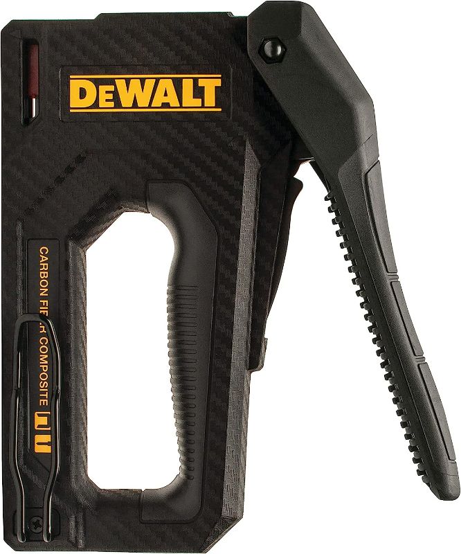 Photo 1 of [Used] DEWALT Staple Gun, Carbon Fiber Body, 2-in-1 Tacker (DWHT80276)
