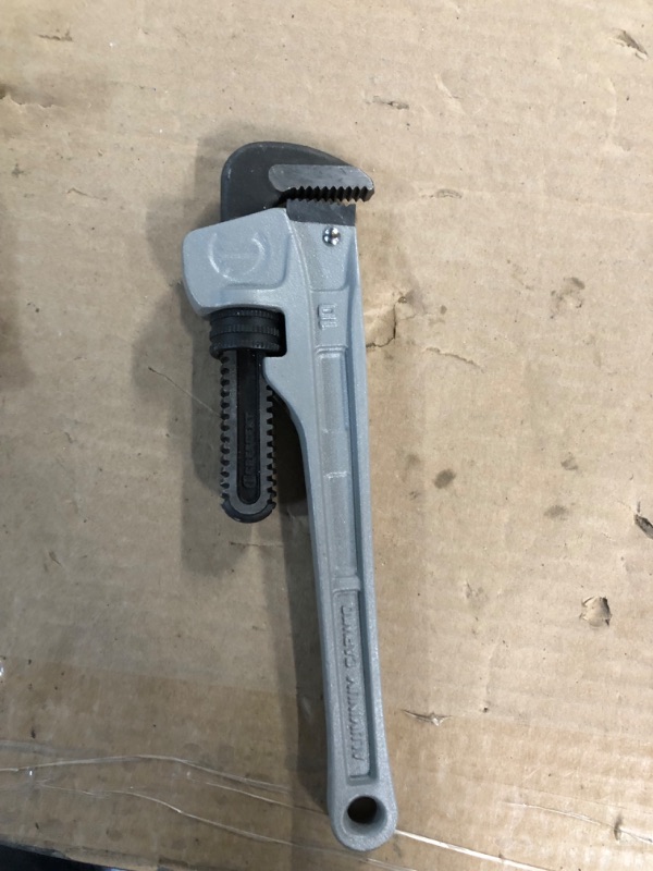 Photo 2 of [New] Cresent - 10 in. Aluminum Slim Jaw Pipe Wrench
