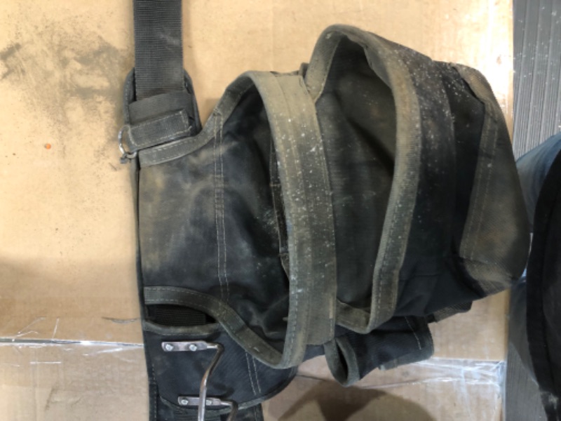 Photo 5 of [Used] Husky 2-Bag 10-Pocket Black Contractor's Work Tool Belt