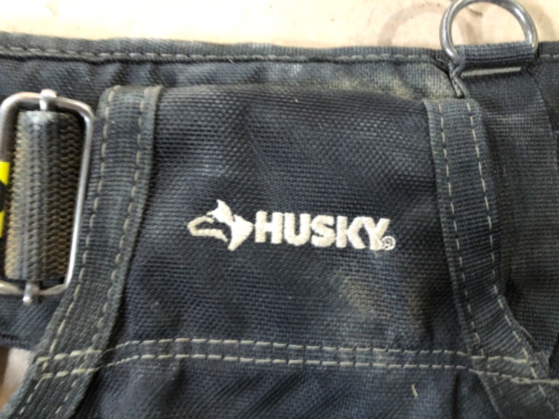Photo 1 of [Used] Husky 2-Bag 10-Pocket Black Contractor's Work Tool Belt