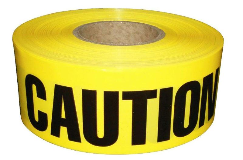 Photo 1 of [Unknown Length] ATERET Premium Yellow Caution Tape  Harzard Tape w/Bright Yellow