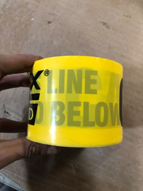 Photo 3 of [Unknown Length] ATERET Premium Yellow Caution Tape  Harzard Tape w/Bright Yellow