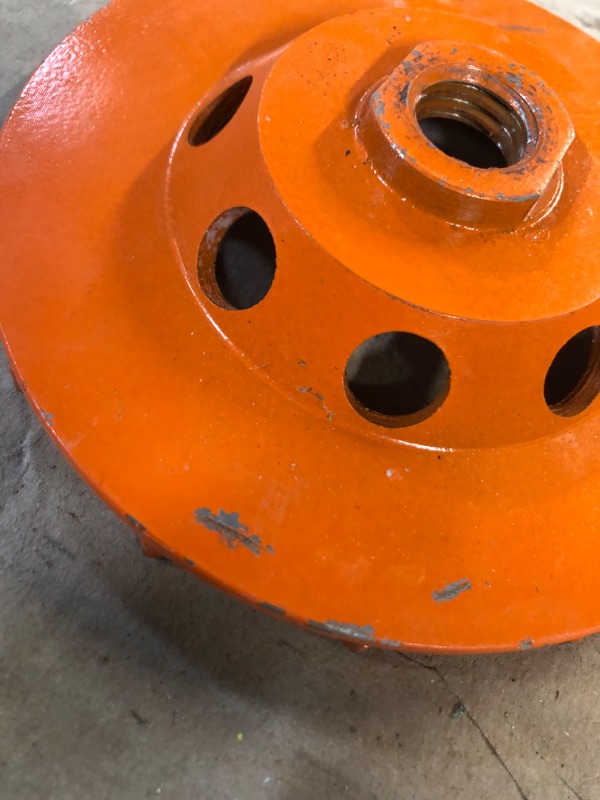 Photo 4 of [Minor Damage] Ridgid 4.5" Diamond Cup Wheel