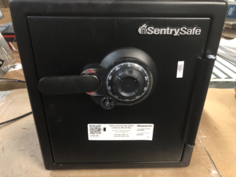 Photo 3 of [Notes]SentrySafe Fireproof and Waterproof Steel Home Safe with Dial Combination Lock
