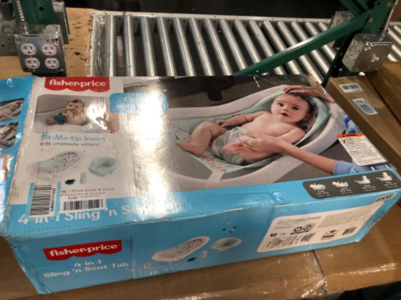 Photo 3 of Fisher-Price 4-In-1 Sling 'N Seat Bath Tub