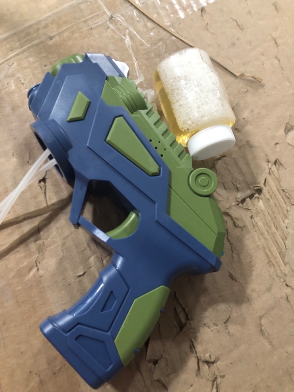 Photo 1 of Generic Bubble Gun Blue and Green