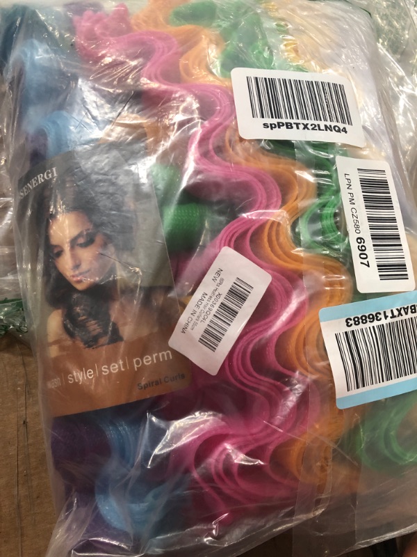 Photo 1 of *SEE NOTES* 60pcs Heatless Hair Curlers Spiral and Wave Styling Kit 2 Styles No Heat Curlers with 2 Pieces Hooks for Women Girl's Short Medium and Long Hair((21.8 Inch/55 cm)