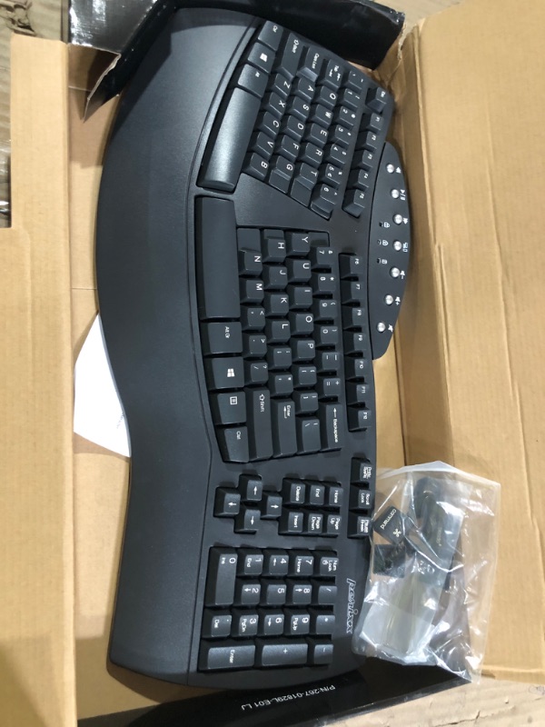 Photo 2 of Perixx Periboard-612 Wireless Ergonomic Split Keyboard with Dual Mode 2.4G and Bluetooth Feature