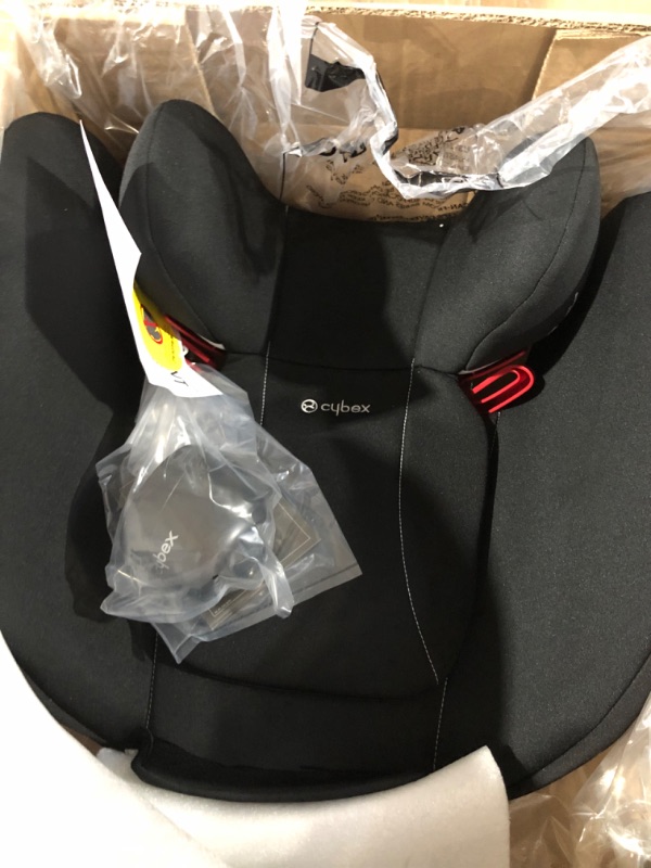 Photo 2 of CYBEX Solution B-Fix High Back Booster Seat, Lightweight Booster Sea, Kids 40-120 Lbs, Volcano Black Solution B-fix Volcano Black