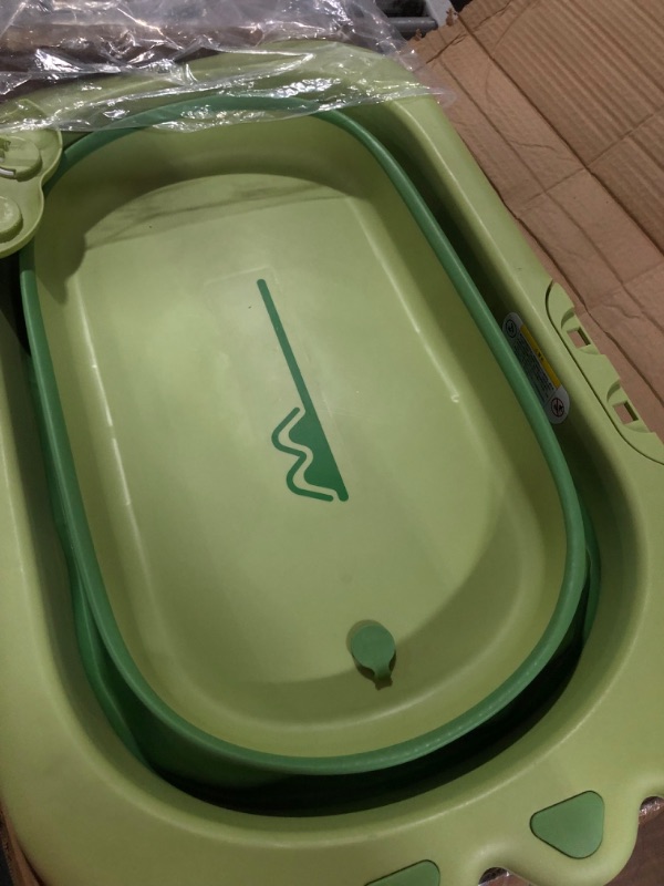 Photo 2 of Foldable Pet Bath Tub, Collapsible Bathtub with Multiple Functions for Dog Cat Pets, Portable Travel Bathtub with Drainage Holes for Little Youth and Small Medium Pets