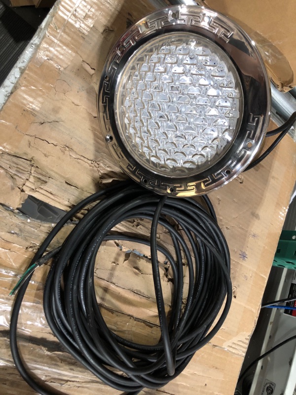 Photo 2 of 12V LED Pool Light 50FT, 10 Inch Color Changing Pool Light Bulb 